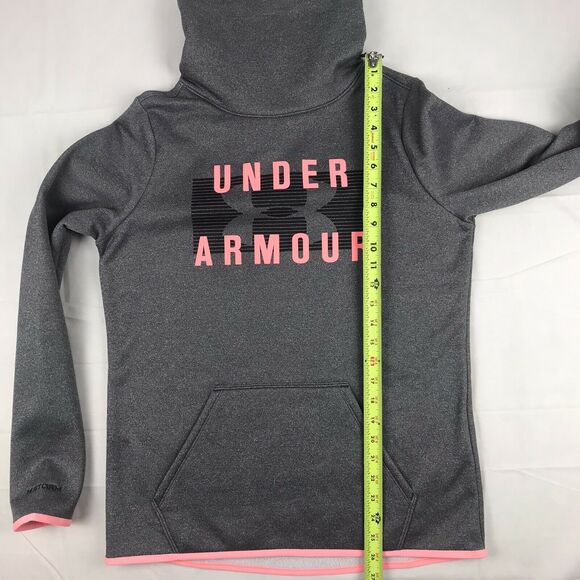 under armour cold gear‎ storm womens funnel neck size small Grey And Pink - Picture 9 of 12
